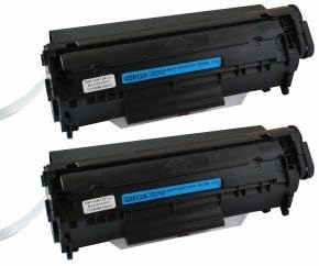 2 Pack Black Combo Canon CRG-104/FX-10/FX-9/Hp 12A(Q2612A) Toner Cartridge New Compatible