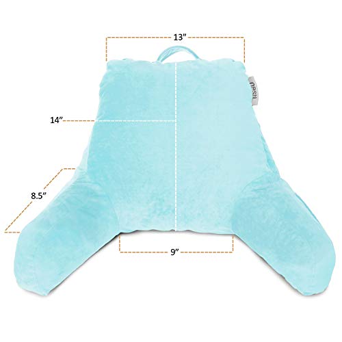 Clara Clark Reading Pillow for Kids, Back Pillow for Sitting in Bed