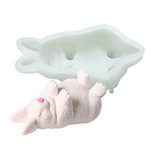 Animal Silicone Mousse Mold Dog Bear Rabbit Hippo Seal Cake Dessert Fondant Mould Chocolates Pastry Pan Bakeware Soap Candle Making Plaster Mold Candy Cake Resin Molds 3D Cake Baking Decoration Tool - Thumbnail 2