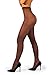 Brown Tights for Women | Brown Opaque Tights Pantyhose Stockings Coffee Light Brown Tights Nylons | Chocolate L 1/pack [Made in Italy]