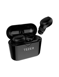 Auriculares inalámbricos TEZER X20 Bluetooth 5.0 True inalámbricos IPX5 conexión automática 15H tiempo de reproducción estéreo Hi Fi con micrófono integrado y funda de carga para viaje y ejercicio