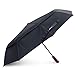GOumbrella Double Canopy Vented Travel Umbrella Windproof Rain (Teflon Coating) Sun (UPF50) Protection Compact - Auto Open/Close
