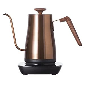 [山善] 電気ケトル 電気ポット 0.8L 一人暮らし 二人暮らし ドリップケトル EKG-C801(CP)