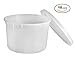 64 OZ Round Deli Food Storage Containers With Lids -10 Pack- Freezable dishwasher & Microwave safe Great For Meal Preparations.