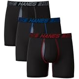 Shinesty Ball Hammock Long Leg Boxer Briefs For Men - 3 Pack, Anti-Chafing, Moisture Wicking, 8.5" Inseam