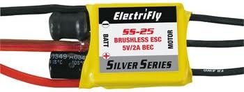 Great Planes ElectriFly Silver Series 25A Brushless ESC 5V/2A BEC