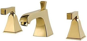 YZL Rose gold one Centerset two handle bathroom sink faucet three-hole