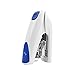 Bonsaii G8748 Low Force Stapler, Reduced 50% Effort, Compact, 20 Sheets Capacity, School, Work or Business, Dark Blue/White