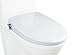 Alpha ONE Bidet Seat - Elongated - Non-Electric - Natural Water Spray - Ultra Low Profile - Powerful Spray - 1 Lever Controls Front and Rear Cleansing - Brass Valve and Fittings - Sturdy Sittable Lid