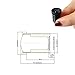 Cvivid Lenses 72 Degree 4.35mm 1/2.3 Inch Sensor 10MP M12 Lens No Distortion Replacement Lens for GoPro Hero 3+/4 Silver/Black, DJI Phantom 4/3/2, Xiaomi Yi and SJCAM Camera