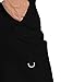 Grey's Anatomy Signature Men's Big 0203 6 Pocket Zip Fly Drawstring Scrub Pant, Black, Large