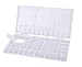 Valar Dohaeris Folding Paint Tray Palettes with 33 Mixing wells, Acrylic Watercolor & Oil Palettes with Thumb Hole for Painters Hobbyists Students or Art Studio