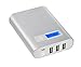 PNY AD10400 10400mAh 1A/1A/2.4A PowerPack-Portable Rechargeable Battery Charger, Silver (P-B-10400-24-S02-RB)