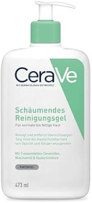 Schäumendes Reinigungsgel für Gesicht und Körper, Normale bis fettige Haut, Mit Hyaluron und 3 essenziellen Ceramiden