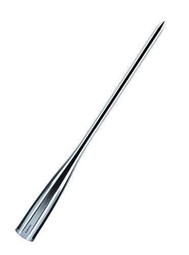 VMS Racing 9 inch SPIKE ANTENNA in SILVER Billet Aluminum Compatible with Ford F150 RAPTOR 10-19 2010-2019