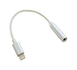 iPhone 7 Adapter, Mertlin Lightning to Headphone Jack, Apple Headphone Adapter with Aluminium Casing for Listen to The Music, Length: 6.5