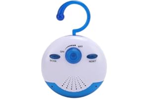 Waterproof Shower Radio, Waterproof Portable AM FM Radio Speaker with Top Handle, 360 HD Surround Sound Mini Speaker for Bath