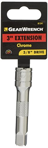 GearWrench 81241 3/8" Drive Standard Extension, 3"