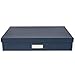 Bigso 934156941 Sverker Document Storage Box, Blue