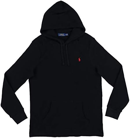 POLO RALPH LAUREN Double Knit Tech Fleece Hoodie Black 2XL at