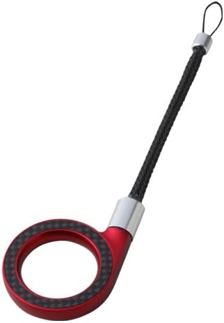 Deff Finger Ring Strap - Red/Carbon