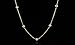 NYC Sterling Women Gold Plated Sterling Silver 3MM Round Cubic Zirconia Station Necklace 16