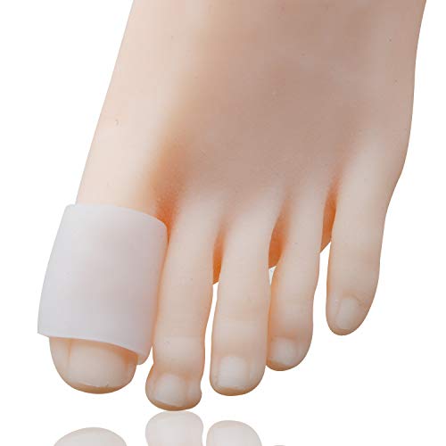 10 Pieces Gel Toe Sleeves Corn Cushion Silicone Big Toe Tubes