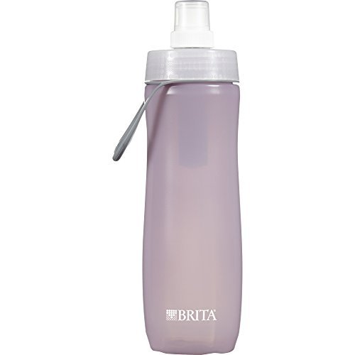 Brita Sport Water Bottle 20 oz with 1 Filter - BPA Free - Fr
