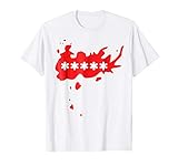 Persona 5 Futaba Sakura Cosplay Red Splatter Asterisk Shirt