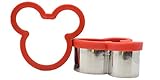 Koko Mickey Mouse Cookie Cutter 2 Pack food and child safe Stainless Steel cookie and Sandwich Cutter, Suitable and safe for Kids. Food Grade Stainless Steel Cookie Cutter Biscuit Mold