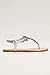 David's Bridal Jeweled T Strap Sandal Style Gemma