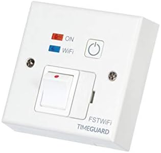 Timeguard FSTWIFI Wi-Fi Controlled Fused Spur Timeswitch Wall Socket White