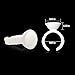 Quewel Glue Rings Small 200 PCS Lash Extension Tattoo Glue Pigment Ink Rings Holder Nail Glue Rings Makeup Disposable Plastic White 5 Styles 200 Pcs,350Pcs,650Pcs (Small, 200 PCS)