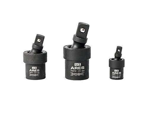 3-piece impact universal joint set | ares 70073 | 1/4, …