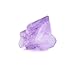 Hot Sale!DEESEE(TM) Natural Hexagonal Crystal Quartz Healing Fluorite Wand Stone Purple Purple Gem (A 2-2.5cm)