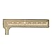 Your Supermart Handy Sliding Gauge Brass Vernier Caliper Mini Brass Pocket Ruler 80mm