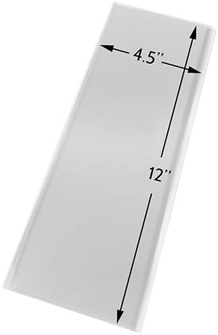 CakeSafe 12 Inch OG Acrylic Icing Scraper with Angled Edge