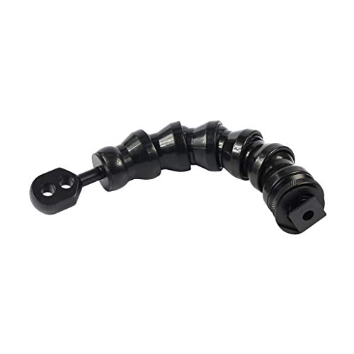 Sodoop Diving Cameras Stand, Underwater Flexible Flashlight Strobe Hand-held Aluminum Lamp Arm Holder Hot Shoe Mount to YS Head Adapter for Action Camera Accessories,8.26inch, Black