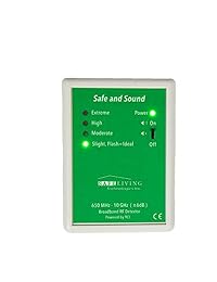 Safe Living Technologies   Detector RF de seguridad y sonido premium 200 MHz   8 GHz, ideal para detectar WiFi, torres de celdas, medidores inteligentes, etc.   2 años de garantía.