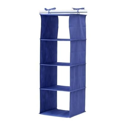 Ikea Jall Blue Hanging Wardrobe Organiser Suitable For Shoes