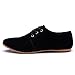 DEARWEN Men's Casual Suede Leather Lace up Oxford Shoes