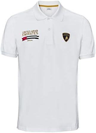 Automobili Lamborghini Sportscar Le Mans UAE White Poloshirt