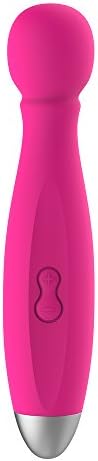 ELECITIZON Cordless Waterproof Portable Wand Massager Extreme Power Vibration for Muscle Aches &amp; Sports Recovery Rechargeable 9X Multi-Speed (Pink)