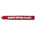 Apex Imports 17" Remove Before Flight Red Banner/Streamer - Nylon Key Chain Motorcycle ATV Car Truck Keychain primary