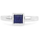 LoveHuang 0.57 Carats Genuine Blue Aventurine