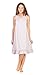 Savi Mom Sleeveless Nursing / Breastfeeding Ruffled Nightgown Cotton
