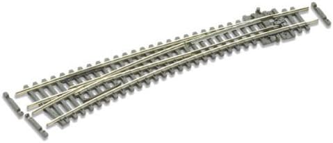 PECO N Scale Code 55 Electrofrog Double Curved Left-Hand Turnout