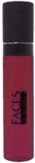 Faces Beautiful Lipmints Lip Gloss: Sheer &amp; Shiny Tinted Lip Gloss - Mint Flavor - Cherry Color
