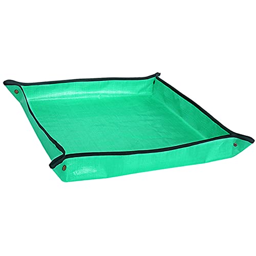 eusbon Large Plant Repotting Mat Waterproof Plant Transplanting Mat Foldable Indoor Garden Mat, 100cm x 100cm
