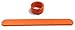 TheAwristocrat 9 Orange Silicone Slap Bracelets - Soft & Safe for Kids Boys & Girls Party Favors - Durable